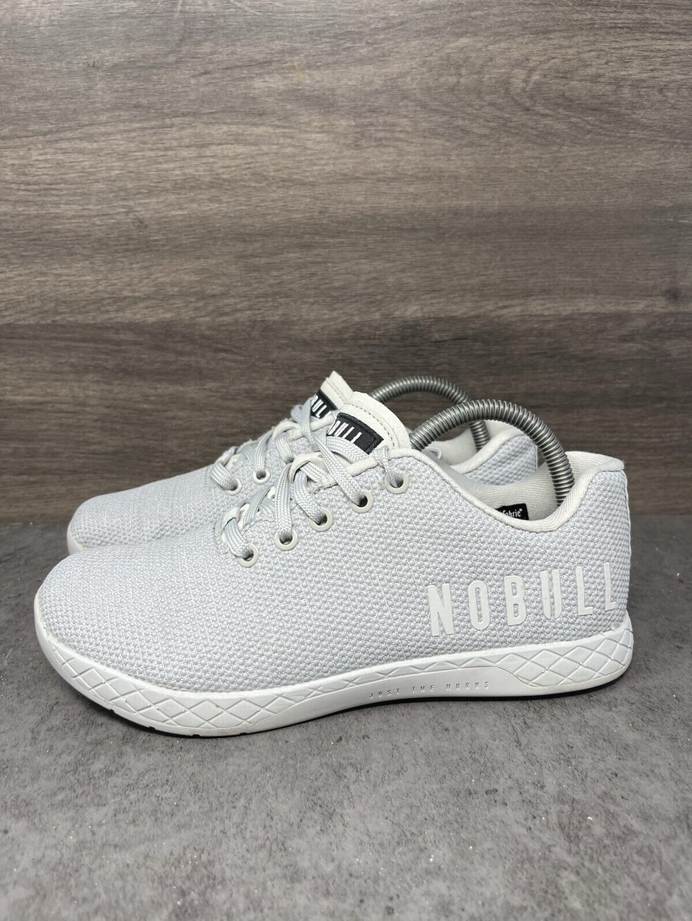 NOBULL Trainer Mens Size 7 Womens 8.5 Gray Cross Training Weightlifting Shoes